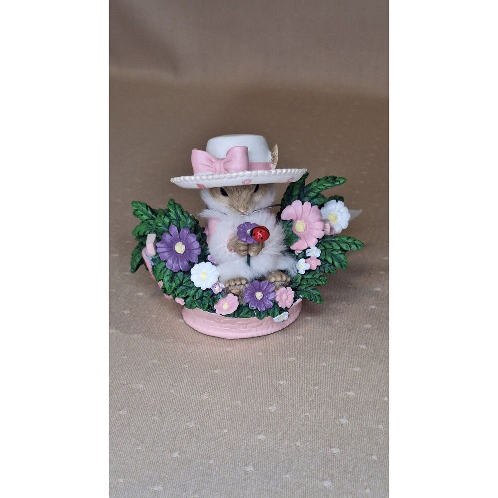 Charming Tails Sweet Smell of A Cure 2007 Collection Pink Mouse #5327A